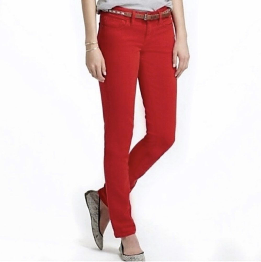 Anthropology Red Pilcro and the Letter Press Jeans